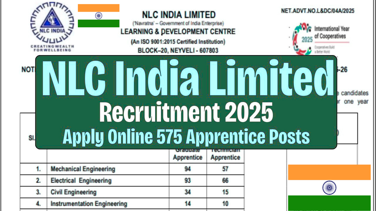 NLC Recruitment 2025