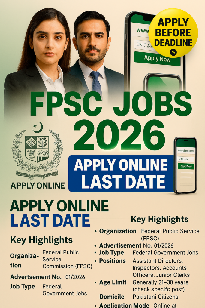 FPSC Jobs 2026