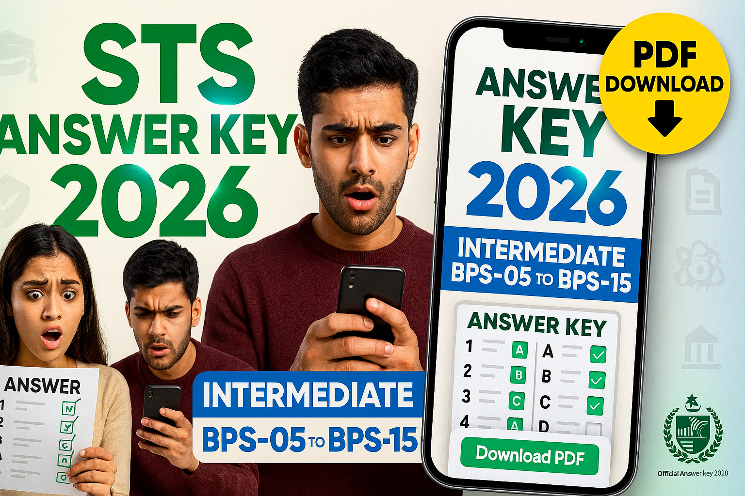 STS Answer Key 2026