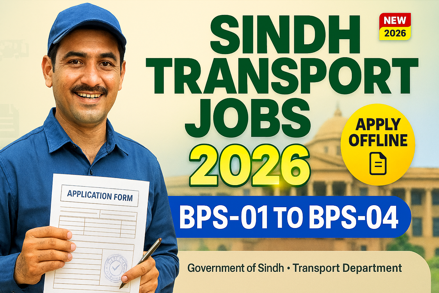 Transport Department Sindh Jobs 2026