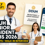 DDUH Junior Resident Recruitment 2026