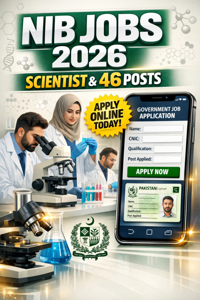 NIB Scientist and Other Recruitment 2026