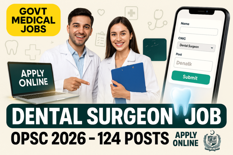 OPSC Dental Surgeon Recruitment 2026 – Apply Online for 124 Posts